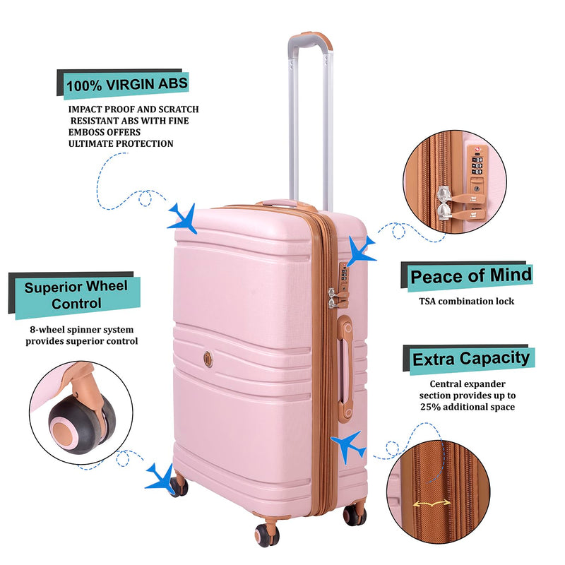 IT Luggage Quintessential Mauve Trolley Bag - image 2 of 9 - Luggage