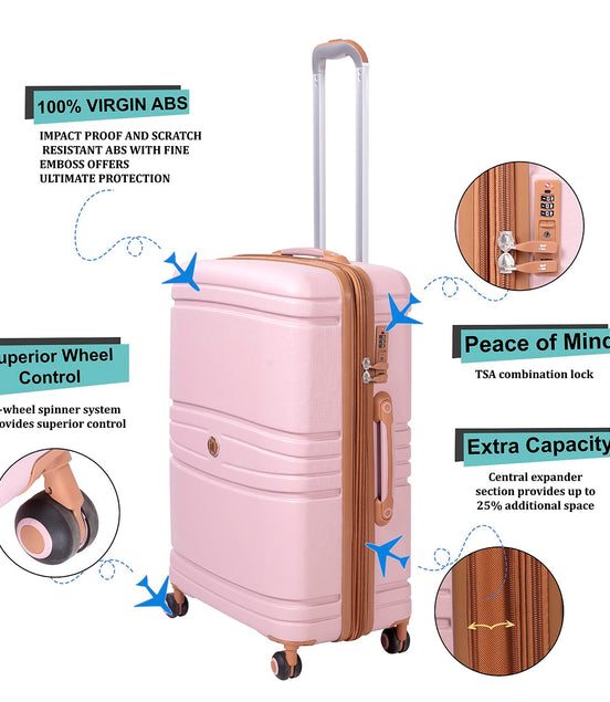 IT Luggage Quintessential Mauve Trolley Bag