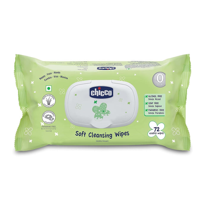 Chicco Baby Moments Cleansing Wipes – Gentle & Nourishing Care for Baby’s Skin
