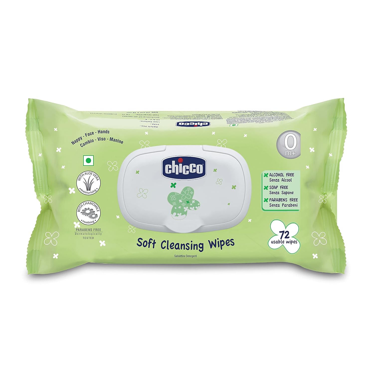 Chicco Baby Moments Cleansing Wipes – Gentle & Nourishing Care for Baby’s Skin