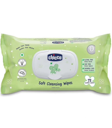 Chicco Baby Moments Cleansing Wipes – Gentle & Nourishing Care for Baby’s Skin