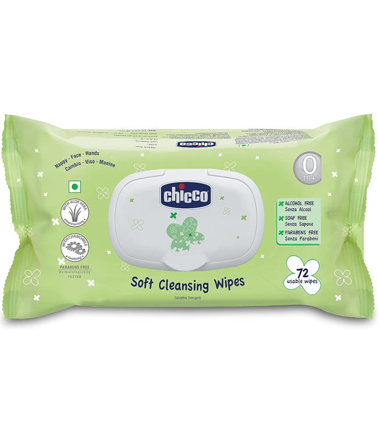 Chicco Baby Moments Cleansing Wipes – Gentle & Nourishing Care for Baby’s Skin