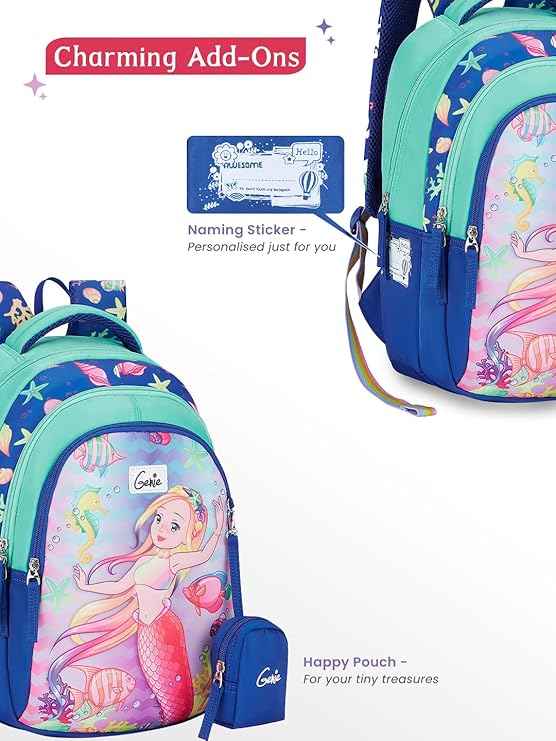 Genie Aquadream School Bag - image 5 of 6 - Backpack