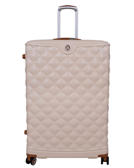 IT Luggage Indulging Cream Trolley Bag