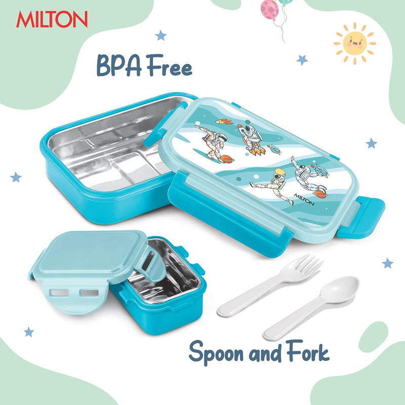 Milton Candy Stainless Steel Tiffin 520ml — angle view
