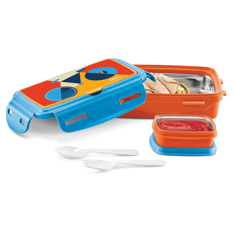 Milton Flavour Inner Stainless Steel Tiffin Box — front view