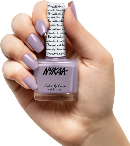 Nykaa Breathable Nail Enamel — back view