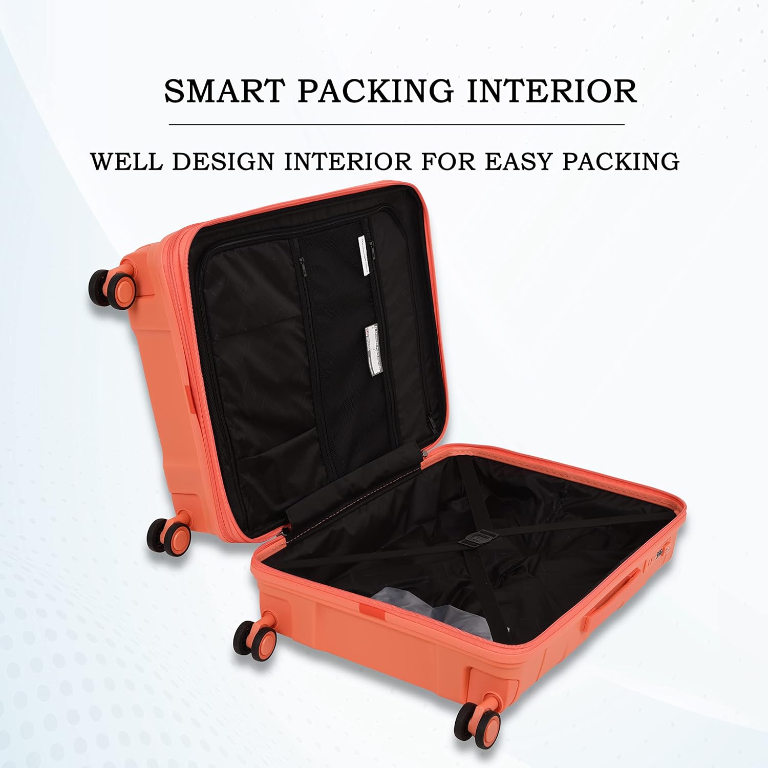 IT Luggage Momentous Fusion Coral Trolley Bag