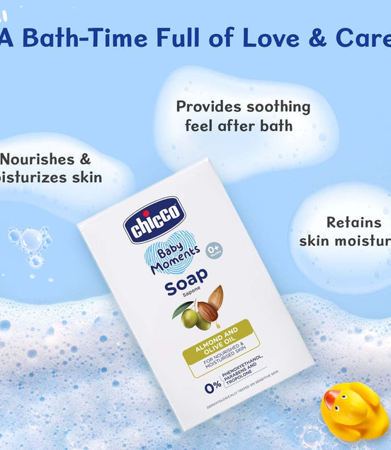 Chicco Baby Moments Soap (PACK OF 3)