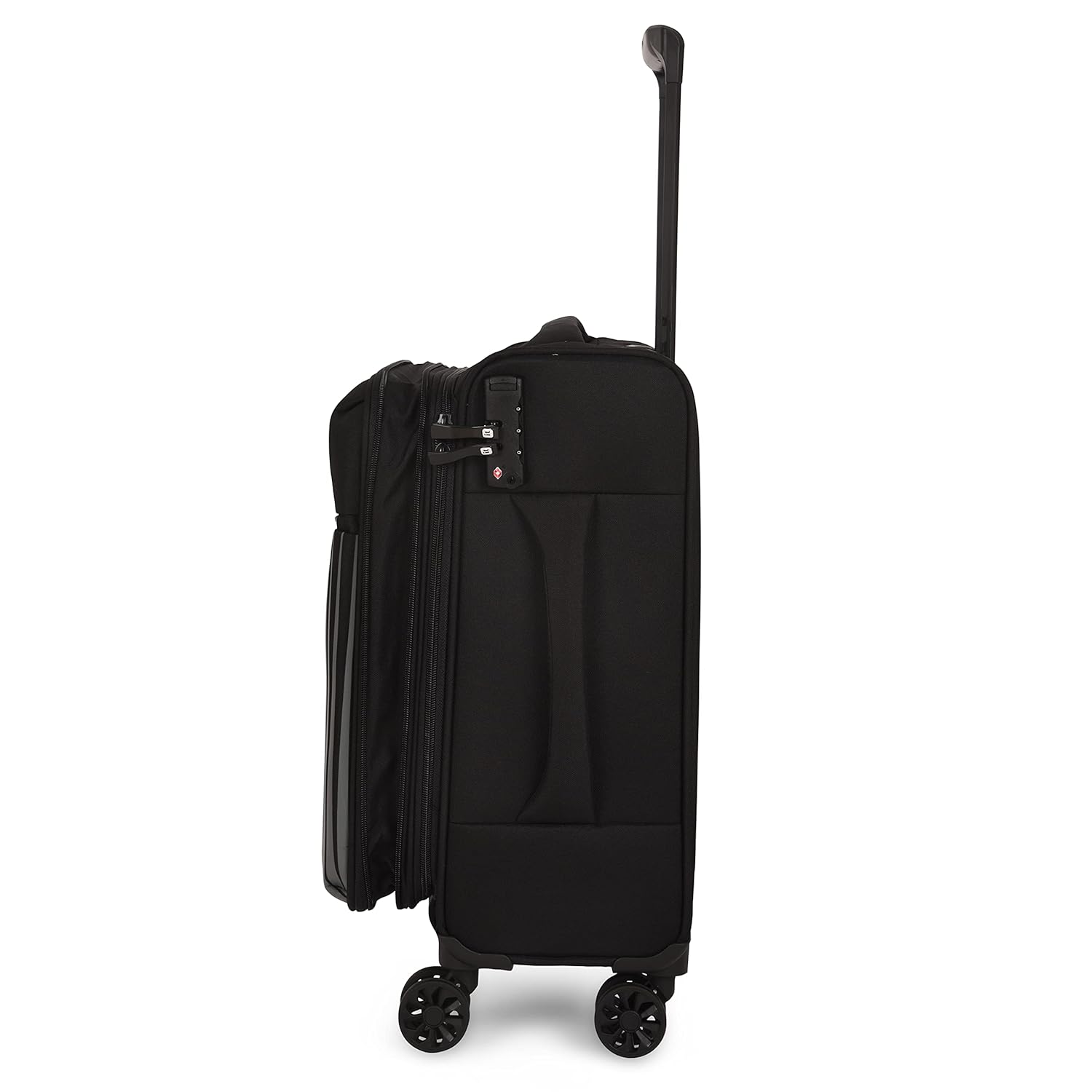 IT Luggage The Lite Black Trolley Bag