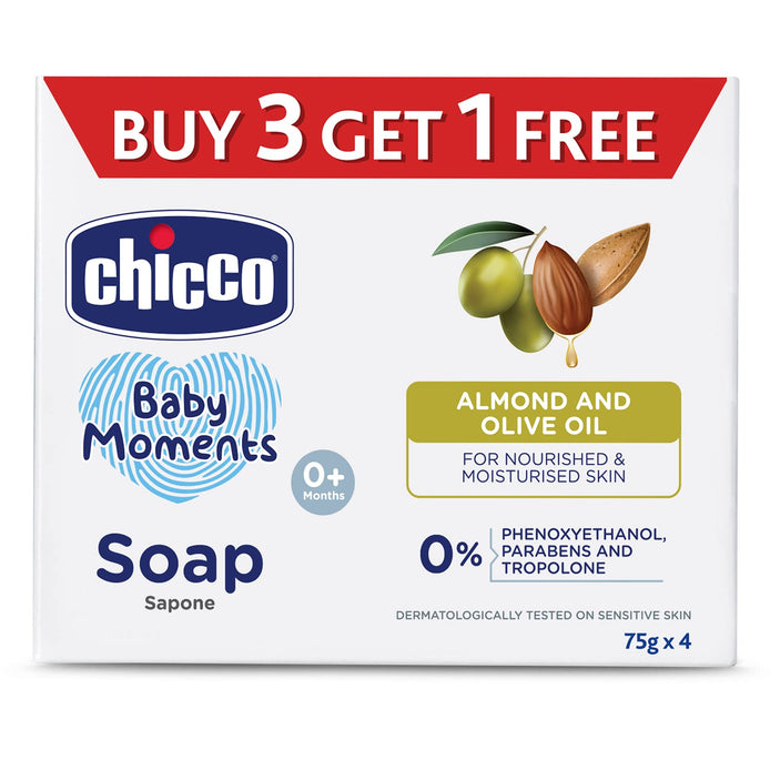 Chicco Baby Moments Soap (PACK OF 3)