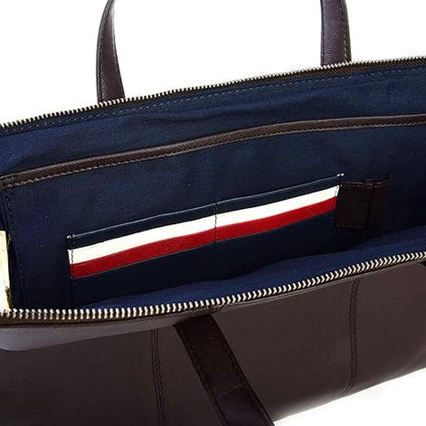 Tommy Hilfiger Ronin Dark Brown Laptop Bag