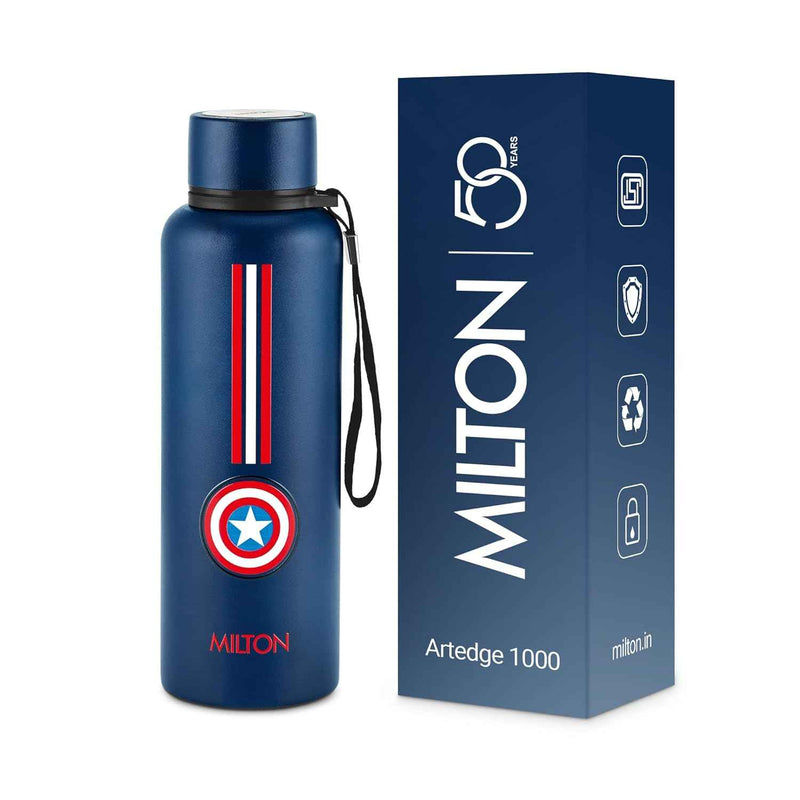 Milton Marvel Captain America Artedge Water Bottle