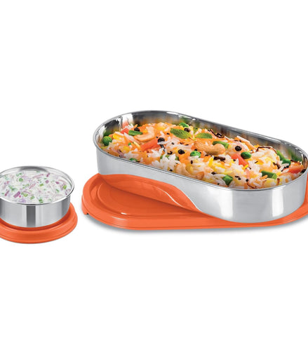 Milton Steel Refresh Tiffin with Side Container