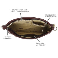 LAVIE  BLIXEN SM HOBO-LADIES HANDBAG D RED - image 11 of 12 - Handbag