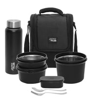 Jaypee Mealplus SS 4 Airtight Containers Office Lunch Pack