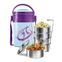 Milton Odyssey Insulated Lunch Box Set — back view