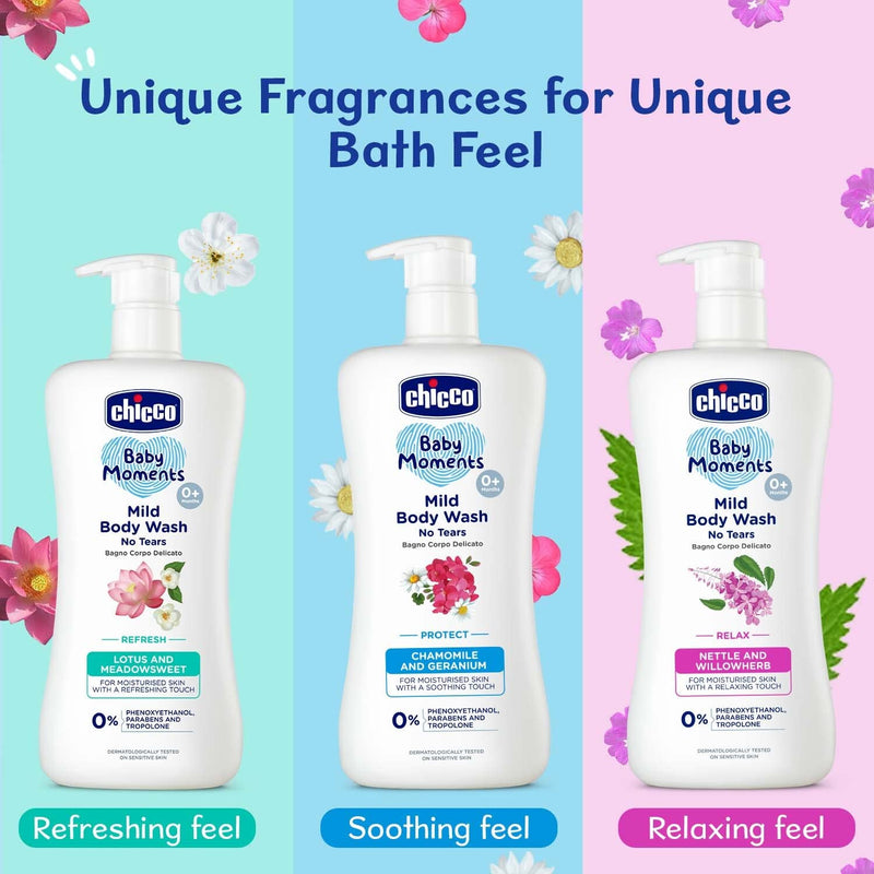 Chicco Baby Moments Mild Body Wash Refresh – Hydrating & Soothing Care - image 14 of 18 - Baby Care
