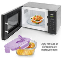 Milton Lumino Fresh Square Tiffin 3 Pc 320ml Peach