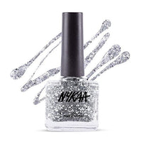 Nykaa Star Studded Glitter Top Coat — side view