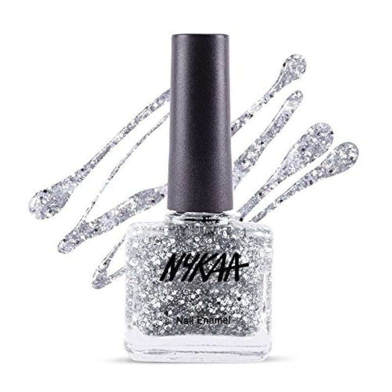 Nykaa Star Studded Glitter Top Coat — side view