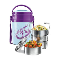 Milton Odyssey Insulated Lunch Box Set — angle view