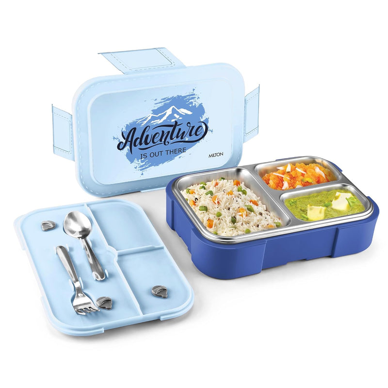 Milton Bravo 3 Steel Thermoware Lunchbox 600ml