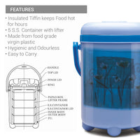 Milton Knight 5 Lunch Box 3750ml — angle view