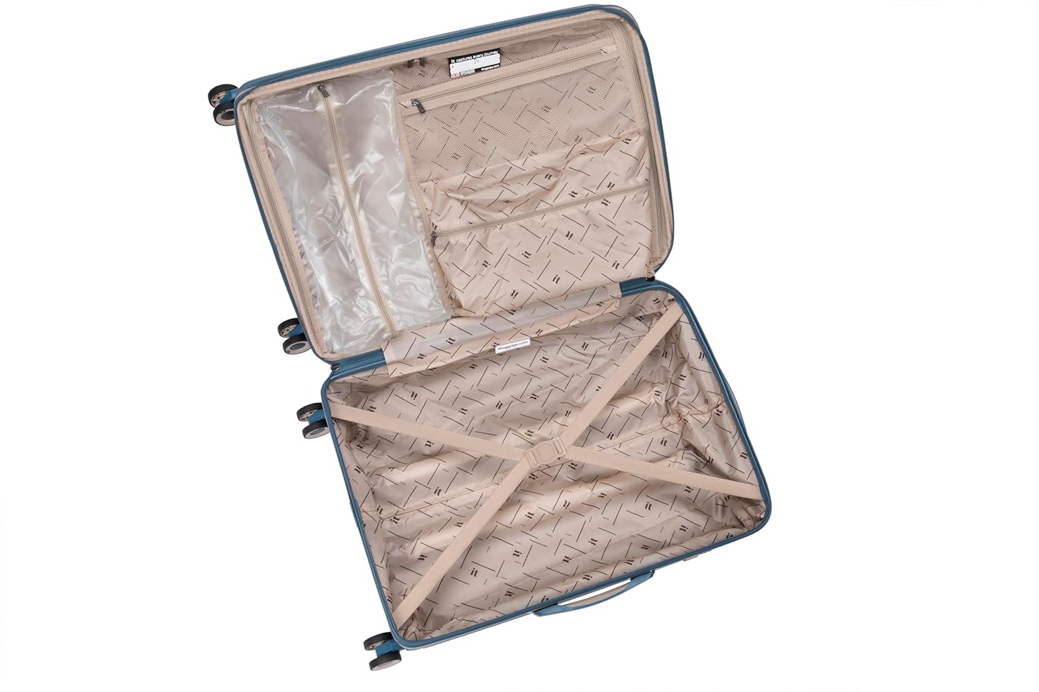 IT Luggage Rapidity Teal Trolley Bag
