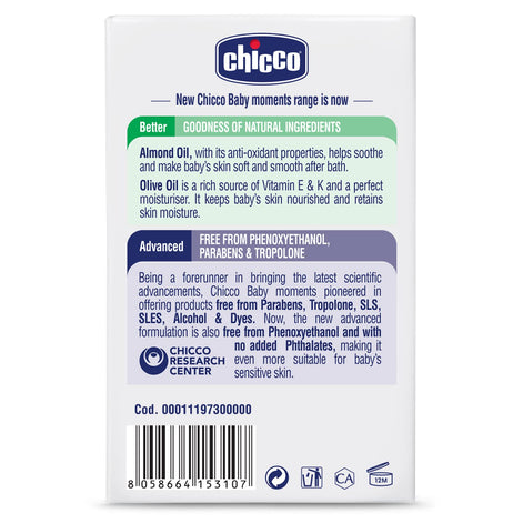 Chicco Baby Moments Soap (PACK OF 3)