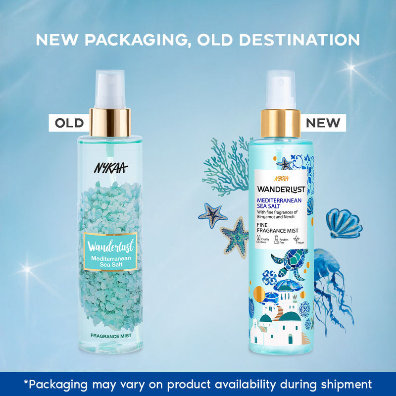 Nykaa Wanderlust Fragrance Body Mist — front view