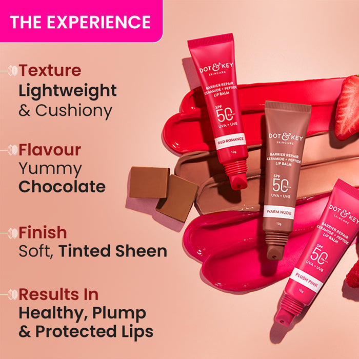 Dot & Key Ceramide + Peptide Lip Balm swatch