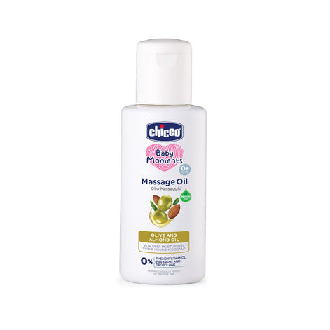 Chicco Baby Moments Moisturizing Massage Oil with Olive & Almond Oil