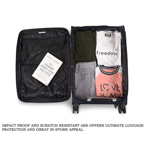 IT Luggage The Lite Lapis Blue Trolley Bag