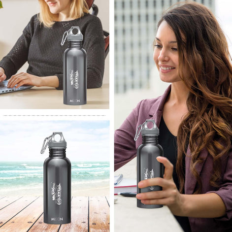 Milton Alive 750 Stainless Steel Water Bottle with Screw Top Lid