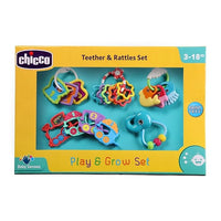 Chicco Baby Rattle Set — Multicolor Early Learning Toys (Pack of 5)