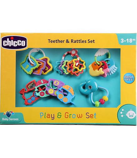 Chicco Baby Rattle Set Pack of 5 - Multicolor - image 1 of 6 - Baby Care