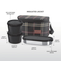 Milton Decker Two-Tier Lunch Box