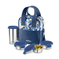 Milton Camo Feast Stainless Steel Tiffin — front view