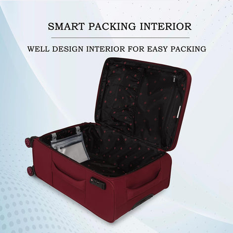 IT Luggage The Lite Barberry Trolley Bag