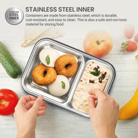 Milton Fun Feast 2-Compartment Lunch Box — side view