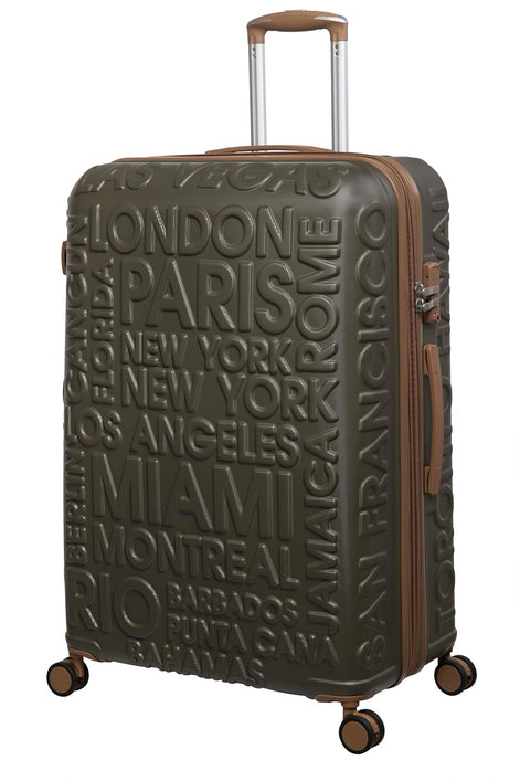 IT Luggage Destinations Dark Olive Trolley Bag