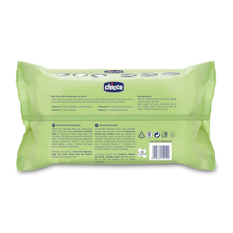 Chicco Baby Moments Cleansing Wipes – Gentle & Nourishing Care for Baby’s Skin