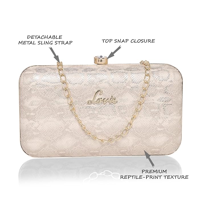 LAVIE  BLINK FRAME CLUTCH GOLD - image 14 of 24 - Clutch