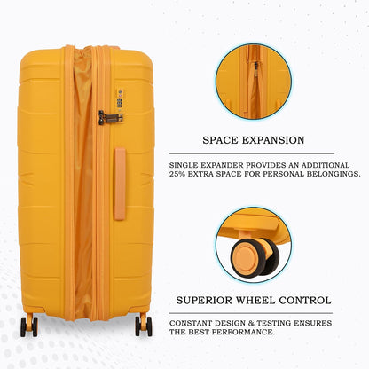 IT Luggage Momentous Mango Yellow Trolley Bag