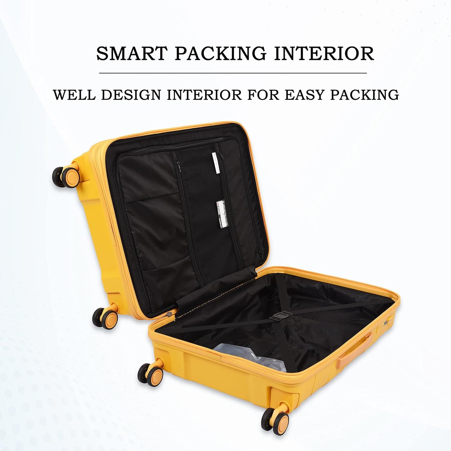 IT Luggage Momentous Mango Yellow Trolley Bag