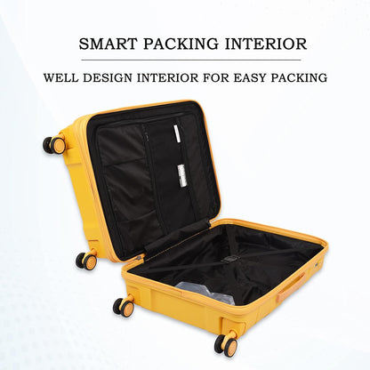 IT Luggage Momentous Mango Yellow Trolley Bag