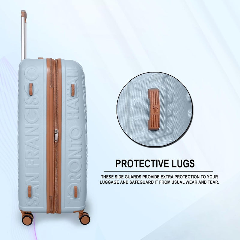 IT Luggage Destinations Pearl Blue Trolley Bag - image 4 of 9