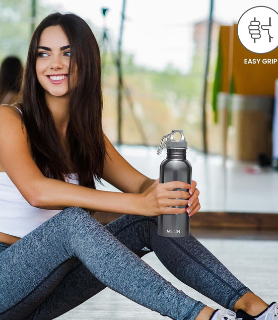 Milton Alive 750 Stainless Steel Water Bottle with Screw Top Lid
