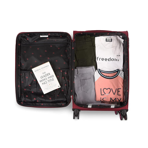 IT Luggage The Lite Barberry Trolley Bag